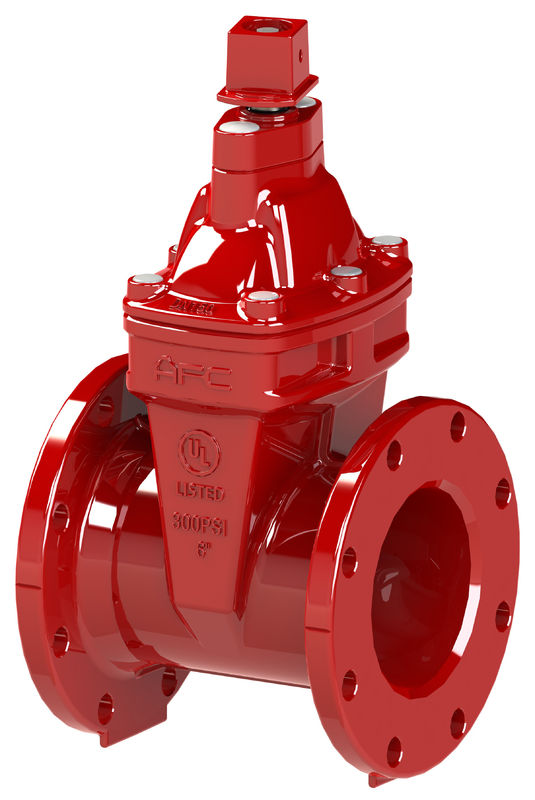 UL 262 FM 1120 Soft Seated Wedge Gate Valve untuk layanan pemadam kebakaran