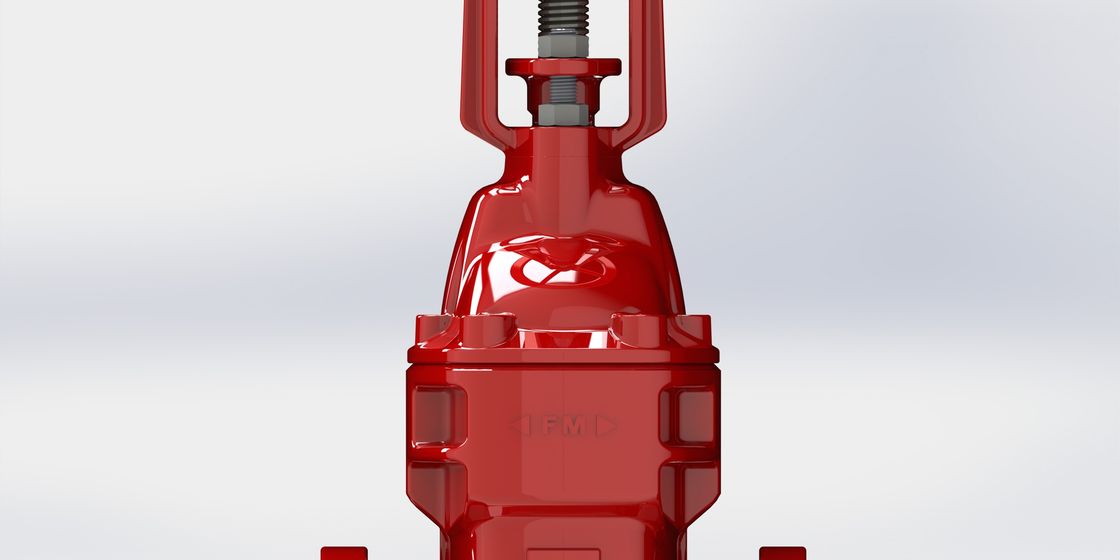 Flange atau Groove Type Non-Rising Stem Resilient Seated Valve UL FM Disetujui