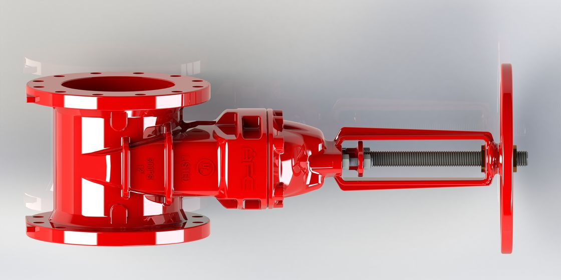 Operasi Ringan Torsi Tipe Gate Valve Wedge, UL FM Disetujui Air Flow Control Valve