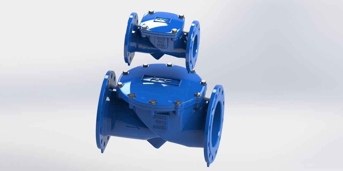 Swing Flex Check Valve Untuk Aliran Kembali, Valve Aliran Air Dengan Disk Nylon Perkuat